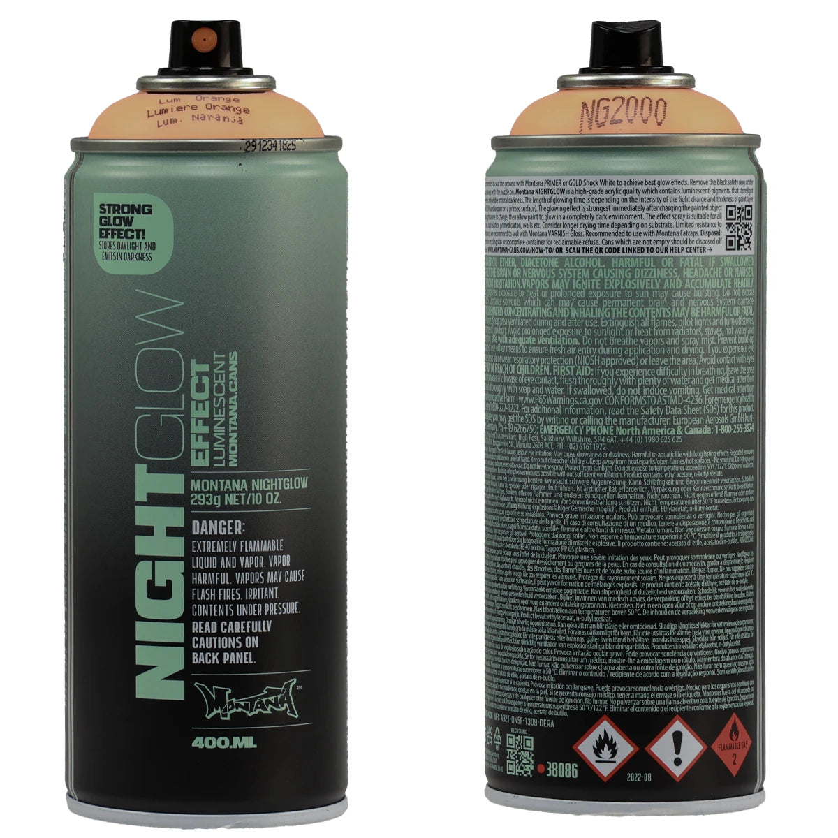 Montana Nightglow (Orange) -400ml